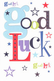The cheerful spirit of Beckton comes alive on this vibrant good luck card, where playful 'Good Luck' lettering in pastel blue, rich red, mossy green, and royal purple is interlaced across a crisp white canvas. Scattered star motifs in navy, lilac, and lemon-lime dart across the card, like a flurry of wishes rising into the evening sky near the Royal Albert Dock. With its smooth, inviting surface, reminiscent of quality card that makes a statement in hand, the design brims with optimism and heartfelt artistry-the kind you find in a hand-delivered bouquet from a trusted Beckton florist. It's the card you'd pass along before an important exam or fresh start at a new job in the local area, every colour and curve thoughtfully chosen to uplift. A gentle magic radiates from each element, making this not just a message but a sincere gesture of belief and encouragement, blooming with hope for every new adventure in Beckton.
